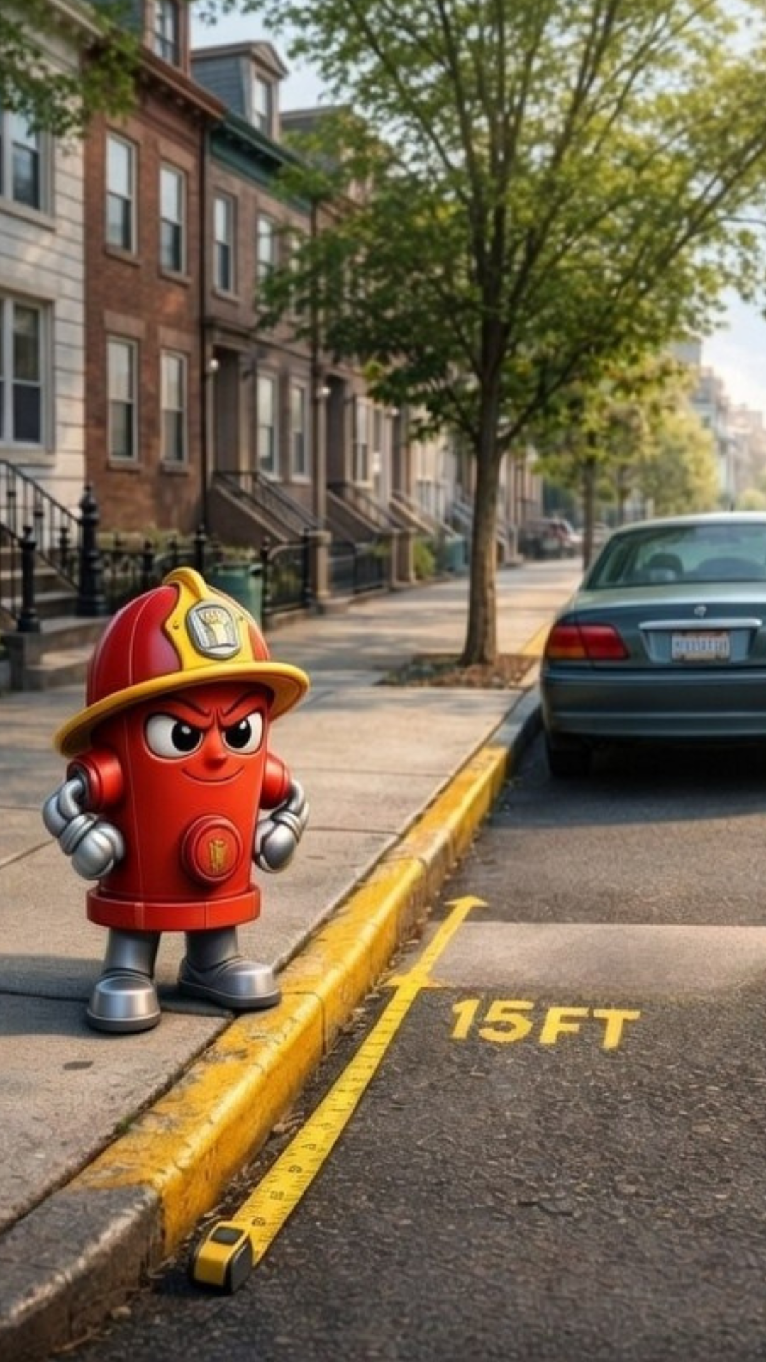 Spotlink image explaining hydrant parking rules in NYC
